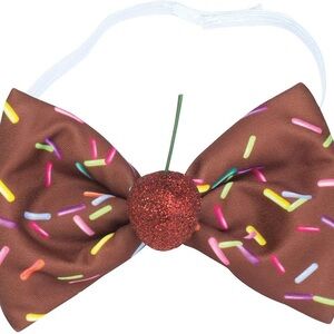 Brown Sprinkle Kids Bow Tie